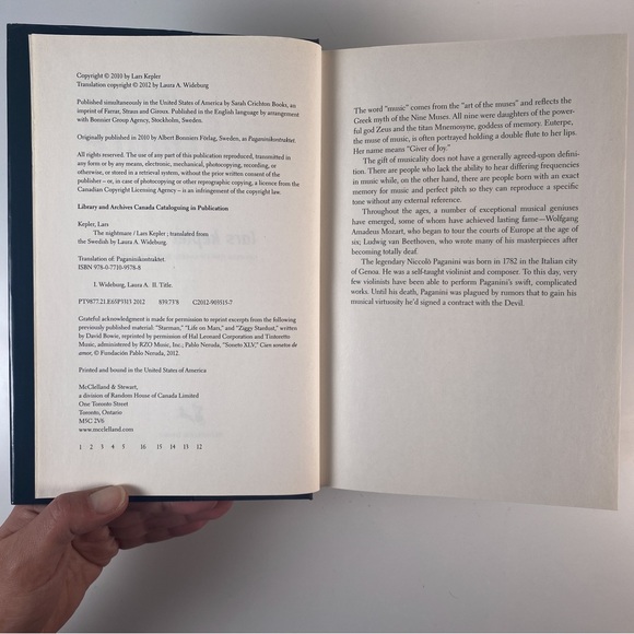 2/$30 -  The Nightmare by Lars Kepler - Picture 8 of 13